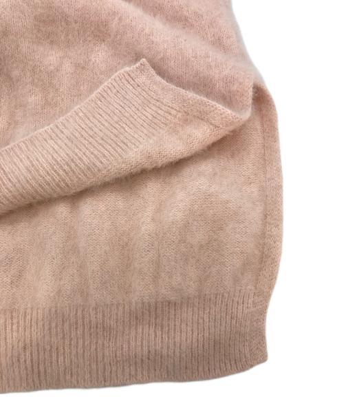 SHENERY（シーナリー）SHENERY (シーナリー) ファーカシミヤキーネックニット ピンク サイズ:FREEの古着・服飾アイテム