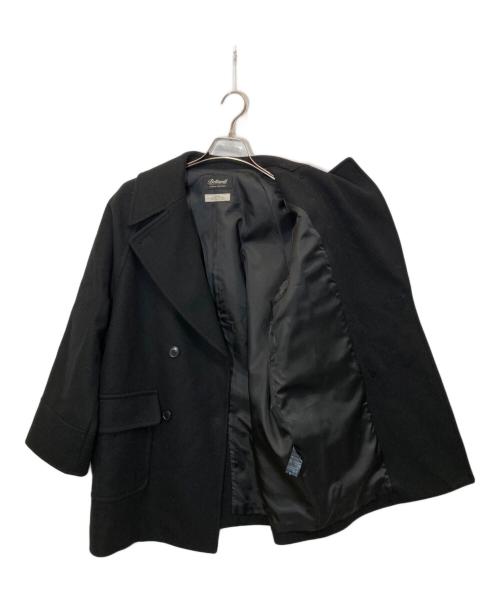 JOURNAL STANDARD relume（ジャーナルスタンダード レリューム）JOURNAL STANDARD relume (ジャーナルスタンダード レリューム) BellandiウールメルトンPコート ネイビー サイズ:38の古着・服飾アイテム