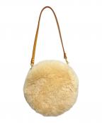 MONTEROSAモンテローザ）の古着「ムートンハンドバッグ」｜アイボリー