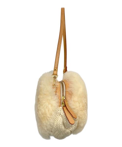 MONTEROSA（モンテローザ）MONTEROSA (モンテローザ) ムートンハンドバッグ アイボリー サイズ:-の古着・服飾アイテム
