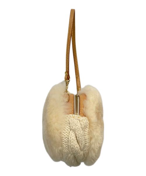 MONTEROSA（モンテローザ）MONTEROSA (モンテローザ) ムートンハンドバッグ アイボリー サイズ:-の古着・服飾アイテム