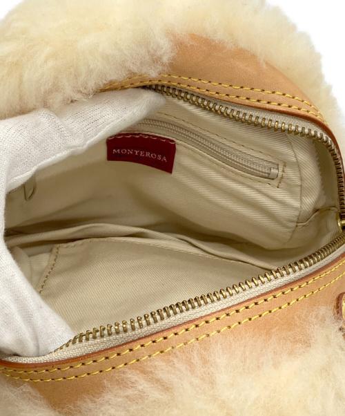 MONTEROSA（モンテローザ）MONTEROSA (モンテローザ) ムートンハンドバッグ アイボリー サイズ:-の古着・服飾アイテム