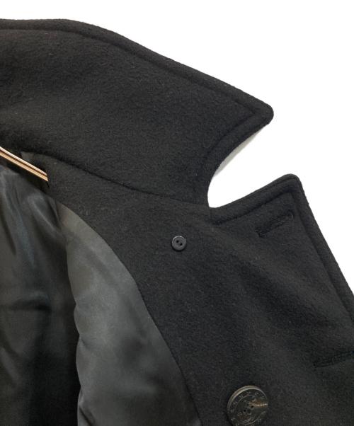 1piu1uguale3（ウノピュウノウグァーレトレ）1piu1uguale3 (ウノピュウノウグァーレトレ) 13STAR 10BUTTON P-COAT  BY YOSHIMASA HOSHIBA ブラック サイズ:Ⅳの古着・服飾アイテム