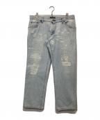 DOLCE & GABBANAドルチェ＆ガッバーナ）の古着「リペア加工デニム」｜インディゴ