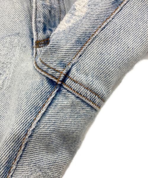 DOLCE & GABBANA（ドルチェ＆ガッバーナ）DOLCE & GABBANA (ドルチェ＆ガッバーナ) リペア加工デニム インディゴ サイズ:52の古着・服飾アイテム