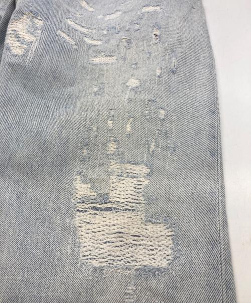 DOLCE & GABBANA（ドルチェ＆ガッバーナ）DOLCE & GABBANA (ドルチェ＆ガッバーナ) リペア加工デニム インディゴ サイズ:52の古着・服飾アイテム