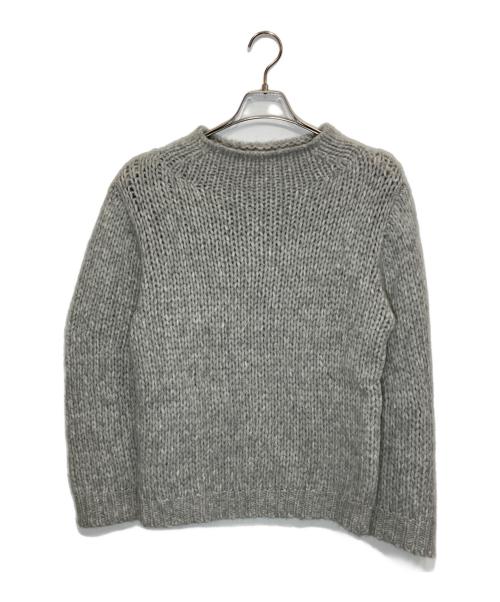 GALERIE VIE（ギャルリーヴィー）GALERIE VIE (ギャルリーヴィー) バルキーアルパカ ボリュームスリーブプルオーバー グレー サイズ:Freeの古着・服飾アイテム