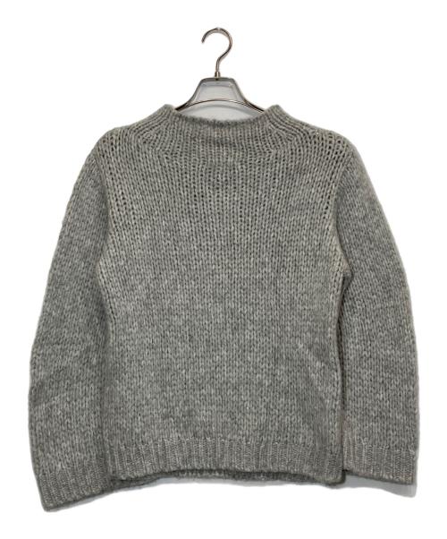 GALERIE VIE（ギャルリーヴィー）GALERIE VIE (ギャルリーヴィー) バルキーアルパカ ボリュームスリーブプルオーバー グレー サイズ:Freeの古着・服飾アイテム