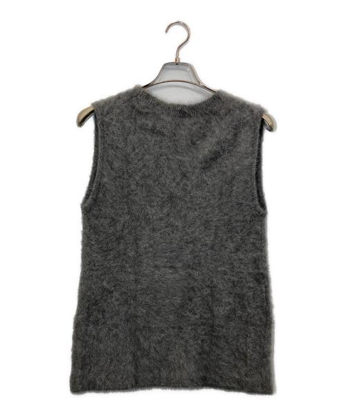 DES PRES（デ プレ）DES PRES (デ プレ) フォックスカシミヤ Vネックベスト グレー サイズ:Freeの古着・服飾アイテム