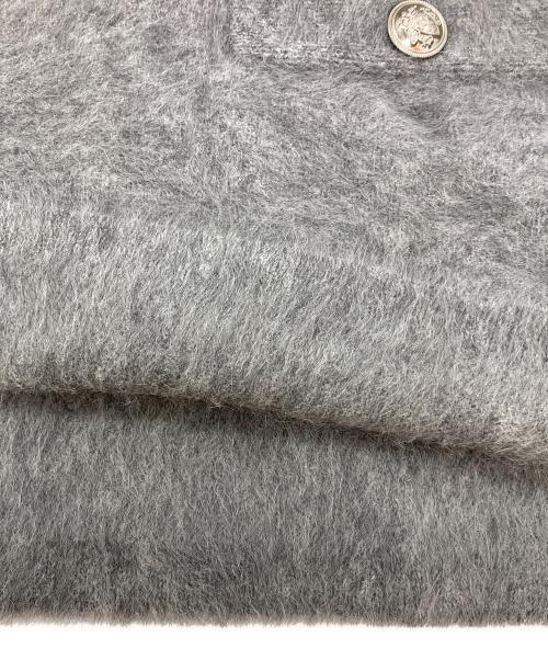 DES PRES（デ プレ）DES PRES (デ プレ) フォックスカシミヤ Vネックベスト グレー サイズ:Freeの古着・服飾アイテム