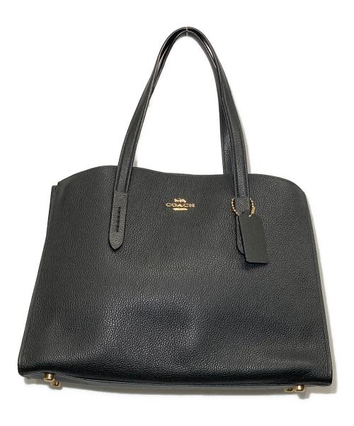 COACH（コーチ）COACH (コーチ) チャーリー キャリーオール 2WAY トートバッグ ブラック サイズ:-の古着・服飾アイテム