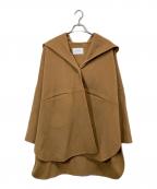 FRAMeWORKフレームワーク）の古着「ハミルトンリバーフーディポンチョ」｜ブラウン