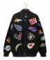 NFL（エヌエフエル）の古着「オールチームワッペンスタジャン」｜ブラック