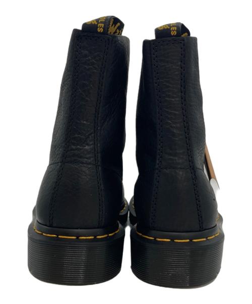Dr.Martens（ドクターマーチン）Dr.Martens (ドクターマーチン) PASCAL VIRGINIA 8 ホールブーツ ブラック サイズ:UK5の古着・服飾アイテム