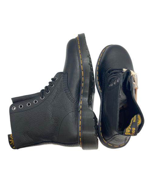 Dr.Martens（ドクターマーチン）Dr.Martens (ドクターマーチン) PASCAL VIRGINIA 8 ホールブーツ ブラック サイズ:UK5の古着・服飾アイテム
