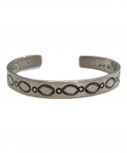 NORTH WORKSノースワークス）の古着「スタンプワークバングル」｜シルバー