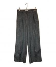 TODAYFUL（トゥデイフル）の古着「ストライプツイルトラウザーズ」｜グレー