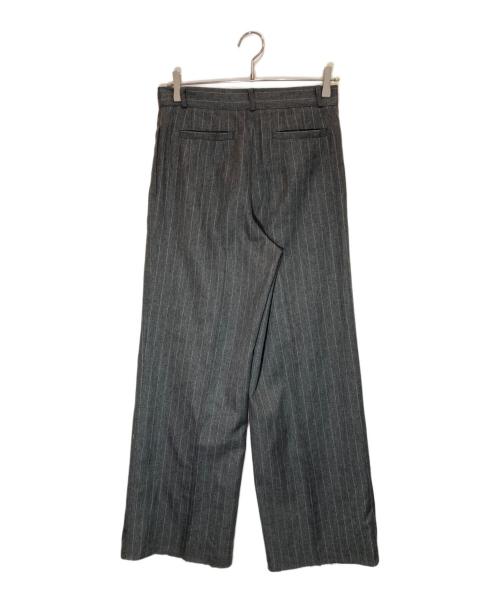 TODAYFUL（トゥデイフル）TODAYFUL (トゥデイフル) ストライプツイルトラウザーズ グレー サイズ:38の古着・服飾アイテム