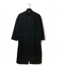 mizuiro-ind（ミズイロインド）の古着「スタンドカラーコート」｜ブラック