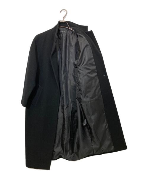 mizuiro-ind（ミズイロインド）mizuiro-ind (ミズイロインド) スタンドカラーコート ブラック サイズ:-の古着・服飾アイテム