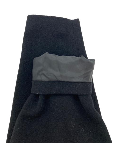 mizuiro-ind（ミズイロインド）mizuiro-ind (ミズイロインド) スタンドカラーコート ブラック サイズ:-の古着・服飾アイテム