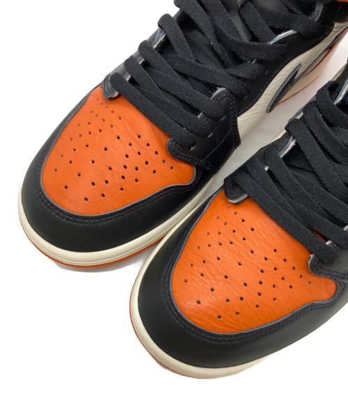 NIKE（ナイキ）NIKE (ナイキ) Air Jordan 1 Retro High OG ブラック×オレンジ サイズ:28.5㎝の古着・服飾アイテム