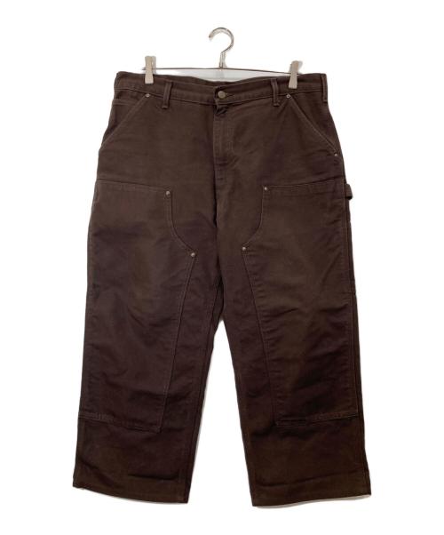 CarHartt（カーハート）CarHartt (カーハート) ダブルニーペインターパンツ ブラウン サイズ:W36×L30の古着・服飾アイテム