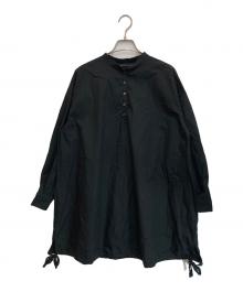mizuiro-ind（ミズイロインド）の古着「チュニックブラウス」｜ブラック