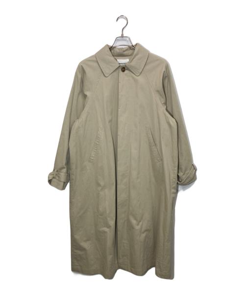 CAVEZA ROSSO（カベサ ロッソ）CAVEZA ROSSO (カベサ ロッソ) ステンカラーオーバーコート ベージュ サイズ:Lの古着・服飾アイテム