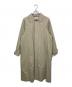 CAVEZA ROSSO（カベサ ロッソ）の古着「ステンカラーオーバーコート」｜ベージュ