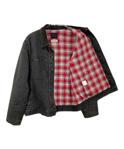 PAPAS（パパス）PAPAS (パパス) デニムジャケット グレー サイズ:Lの古着・服飾アイテム