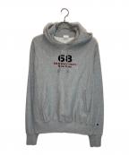 Champion REVERSE WEAVE×68&BROTHERSチャンピオン リバース ウィーブ×68&ブラザーズ）の古着「プルオーバーパーカー」｜グレー