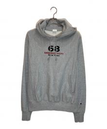 Champion REVERSE WEAVE×68&BROTHERS（チャンピオン リバース ウィーブ×68&ブラザーズ）の古着「プルオーバーパーカー」｜グレー