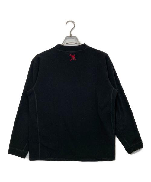 OAKLEY（オークリー）OAKLEY (オークリー) モックネックフリースロゴスウェット ブラック サイズ:Sの古着・服飾アイテム