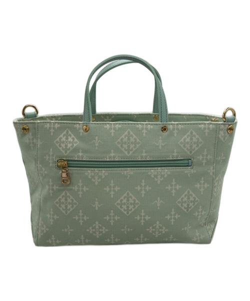 russet（ラシット）russet (ラシット) コットンジャガードショッパーバッグ グリーンの古着・服飾アイテム