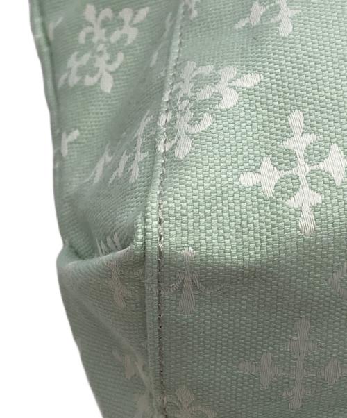 russet（ラシット）russet (ラシット) コットンジャガードショッパーバッグ グリーンの古着・服飾アイテム