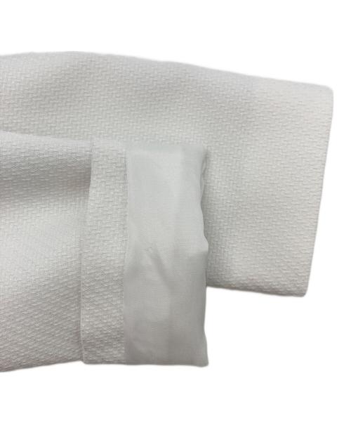 Petit Main（プティマイン）Petit Main (プティマイン) 花レースOP+ギャザーJKセット ホワイト×パープル サイズ:120cmの古着・服飾アイテム