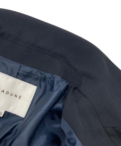 CADUNE（カデュネ）CADUNE (カデュネ) ダブルジャケット ネイビー サイズ:36の古着・服飾アイテム
