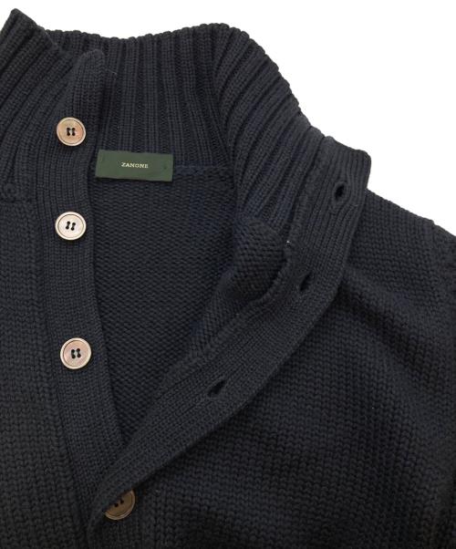 Zanone（ザノーネ）Zanone (ザノーネ) CHIOTOウールカーディガン ネイビー サイズ:52の古着・服飾アイテム