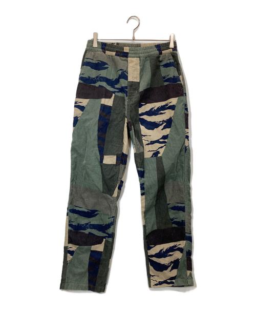 CarHartt（カーハート）CarHartt (カーハート) パッチワークコーデュロイパンツ グリーン サイズ:Mの古着・服飾アイテム