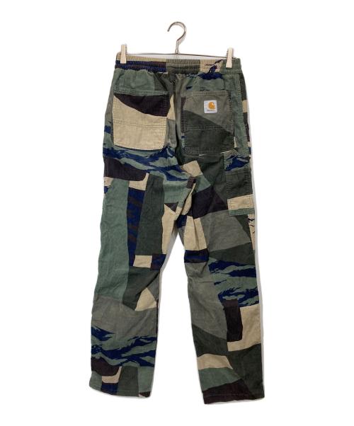 CarHartt（カーハート）CarHartt (カーハート) パッチワークコーデュロイパンツ グリーン サイズ:Mの古着・服飾アイテム
