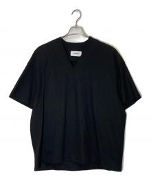 THE RERACS（ザ リラクス）の古着「SIDE ZIP VNECK PULLOVER」｜ブラック