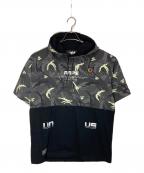 Aape BY A BATHING APEエーエイプ バイ アベイシングエイプ）の古着「AAPE HOODIE TEE」｜ブラック