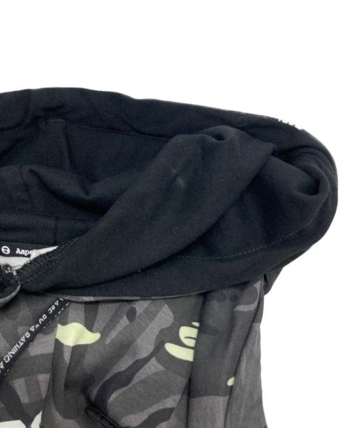Aape BY A BATHING APE（エーエイプ バイ アベイシングエイプ）Aape BY A BATHING APE (エーエイプ バイ アベイシングエイプ) AAPE HOODIE TEE ブラック サイズ:Lの古着・服飾アイテム