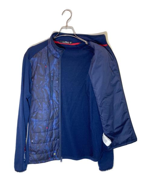 RLX RALPH LAUREN（アールエルエックスラルフローレン）RLX RALPH LAUREN (アールエルエックスラルフローレン) 切替中綿ジャケット ネイビー サイズ:Ⅿの古着・服飾アイテム