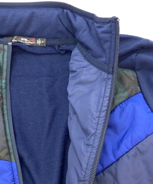 RLX RALPH LAUREN（アールエルエックスラルフローレン）RLX RALPH LAUREN (アールエルエックスラルフローレン) 切替中綿ジャケット ネイビー サイズ:Ⅿの古着・服飾アイテム