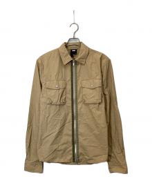 KITH（キス）の古着「ナイロンシャツジャケット」｜ベージュ
