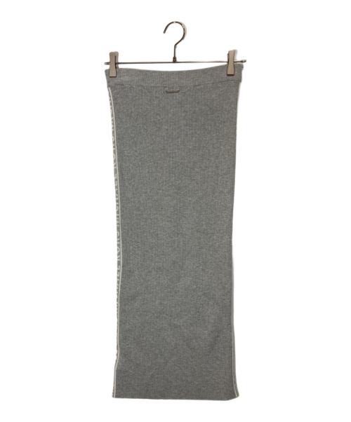 MICHAEL KORS（マイケルコース）MICHAEL KORS (マイケルコース) リブニットスカート グレー サイズ:Sの古着・服飾アイテム