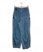 ASTRAETアストラット）の古着「デニムカーゴパンツ」｜インディゴ