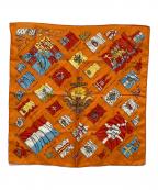 HERMESエルメス）の古着「カレ40」｜オレンジ